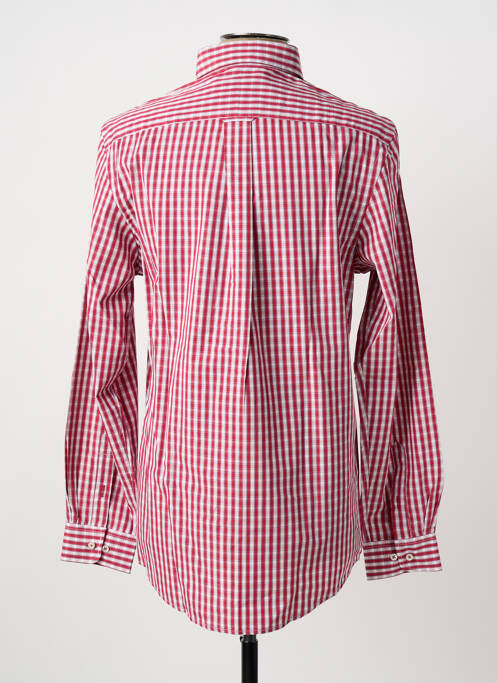 Chemise manches longues imprimé rayures rouge WESLEY homme