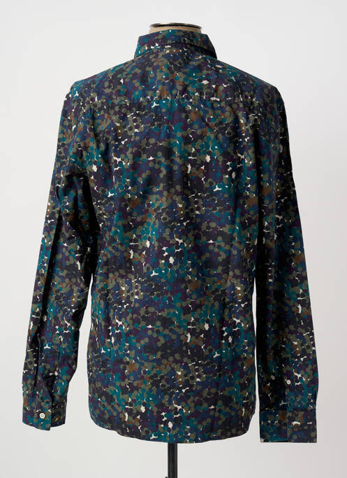 Chemise manches longues coupe cintrée vert HARRIS WILSON homme