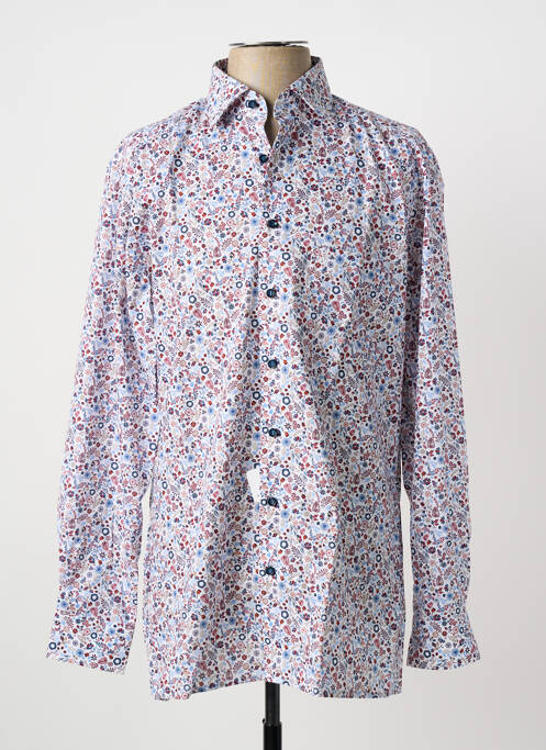 Chemise manches longues coupe cintrée bleu MARVELIS homme