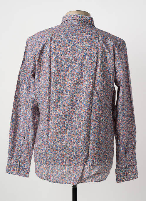 Chemise manches longues coupe cintrée bleu LA CIBLE ROUGE homme