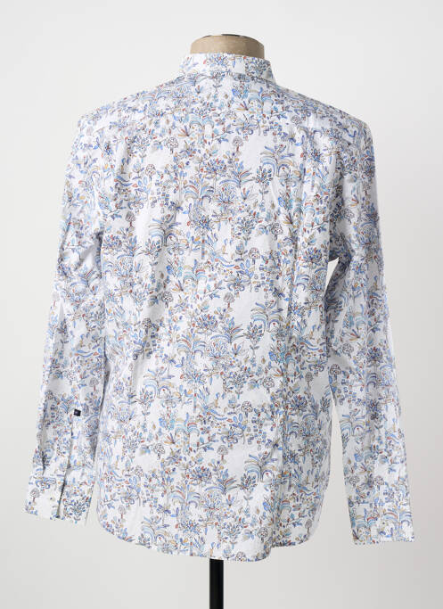 Chemise manches longues coupe cintrée bleu LA CIBLE ROUGE homme