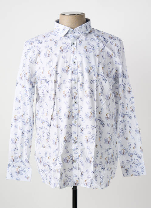 Chemise manches longues coupe cintrée blanc CAMBRIDGE homme