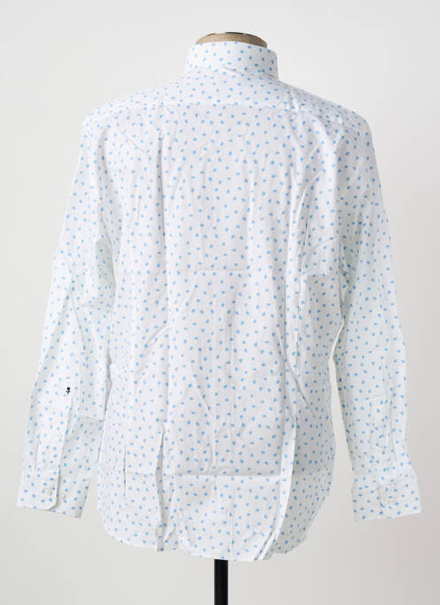 Chemise manches longues imprimé fantaisie bleu SEIDEN STICKER homme