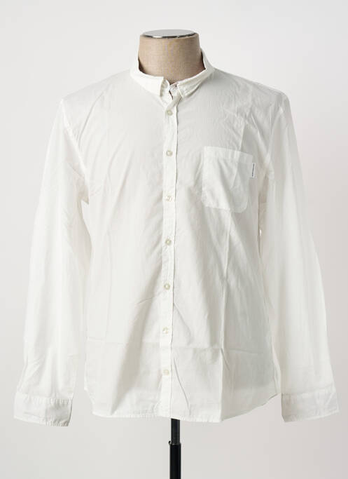 Chemise manches longues coupe cintrée blanc HARRIS WILSON homme