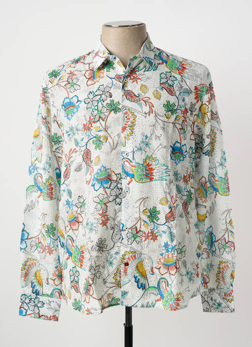 Chemise manches longues blanc LA CIBLE ROUGE homme