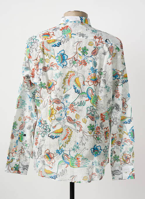 Chemise manches longues blanc LA CIBLE ROUGE homme