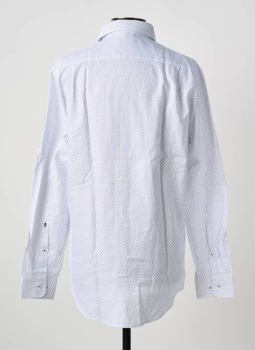 Chemise manches longues blanc SEIDEN STICKER homme