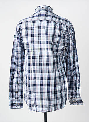 Chemise manches longues coupe droite bleu CALAMAR homme