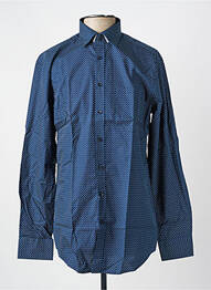 Chemise manches longues imprimé fantaisie bleu SEIDEN STICKER homme