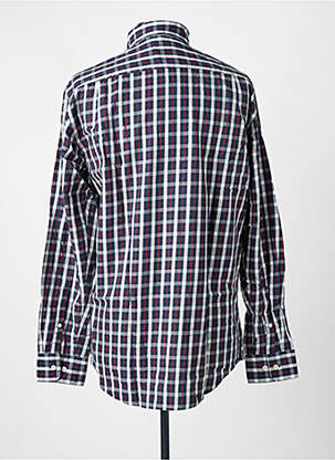 Chemise manches longues coupe droite bleu SEIDEN STICKER homme