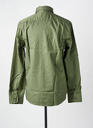 Chemise manches longues coupe cintrée vert SEIDEN STICKER homme