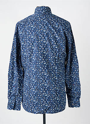 Chemisier imprimé fleurs manches longues bleu U.S. POLO ASSN femme
