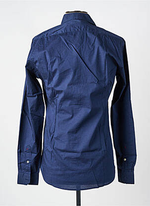 Chemise manches longues coupe cintrée bleu U.S. POLO ASSN homme