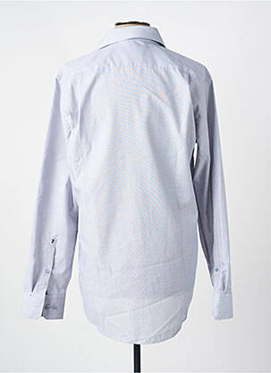 Chemise manches longues coupe droite bleu SEIDEN STICKER homme