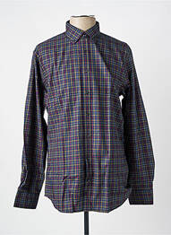 Chemise manches longues coupe droite bleu SEIDEN STICKER homme