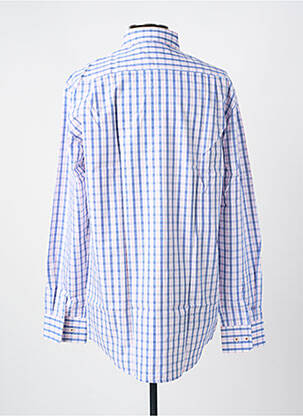 Chemise manches longues coupe droite bleu SEIDEN STICKER homme