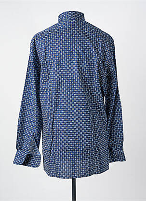Chemise manches longues poches poitrine bleu MARVELIS homme