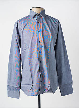 Chemise manches longues imprimé fantaisie gris SEIDEN STICKER homme