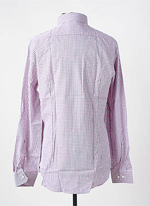 Chemise manches longues coupe droite rose SEIDEN STICKER homme