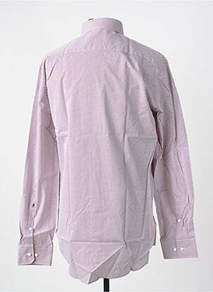 Chemise manches longues imprimé fantaisie rouge SEIDEN STICKER homme