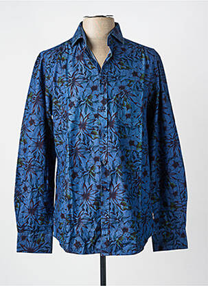 Chemise manches longues bleu CALAMAR homme