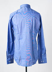 Chemise manches longues bleu SEIDEN STICKER homme seconde vue