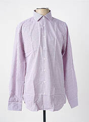 Chemise manches longues rose SEIDEN STICKER homme seconde vue