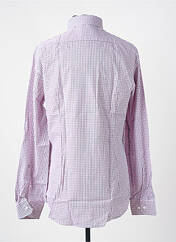 Chemise manches longues rose SEIDEN STICKER homme seconde vue