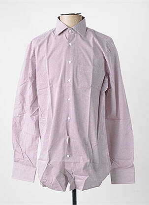 Chemise manches longues rouge SEIDEN STICKER homme