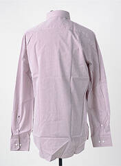 Chemise manches longues rouge SEIDEN STICKER homme seconde vue