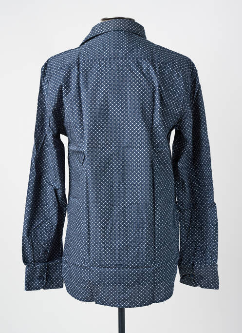 Chemise manches longues imprimé fantaisie bleu CALAMAR homme