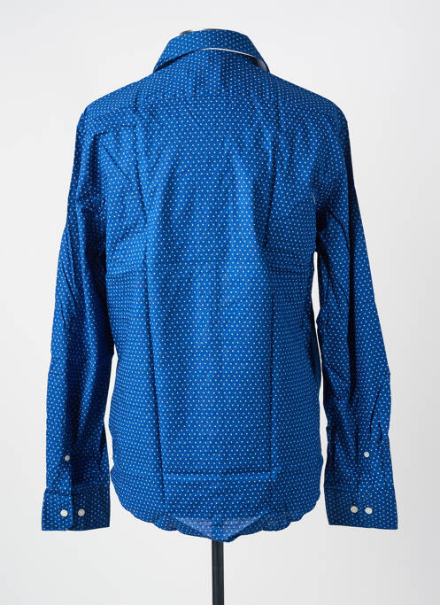 Chemise manches longues imprimé fantaisie bleu SEIDEN STICKER homme