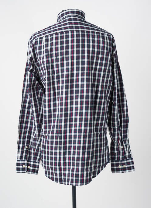 Chemise manches longues coupe droite bleu SEIDEN STICKER homme