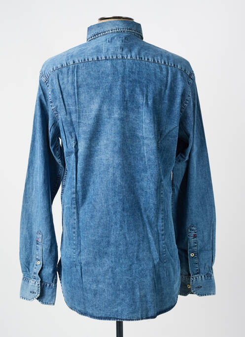 Chemise manches longues coupe cintrée bleu U.S. POLO ASSN homme