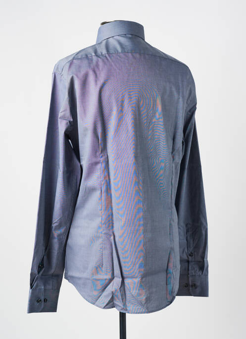 Chemise manches longues imprimé fantaisie gris SEIDEN STICKER homme