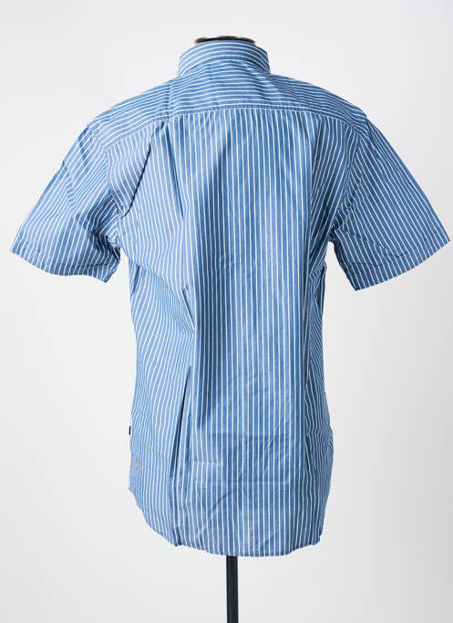 Chemise manches courtes coupe cintrée bleu CALAMAR homme