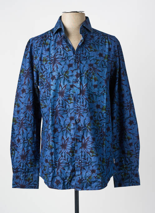 Chemise manches longues bleu CALAMAR homme