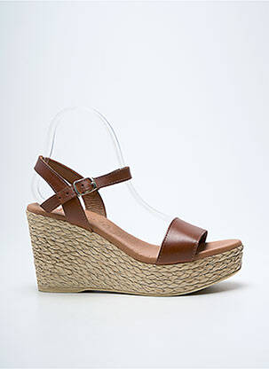 Sandales/Nu pieds marron EVA FRUTOS femme
