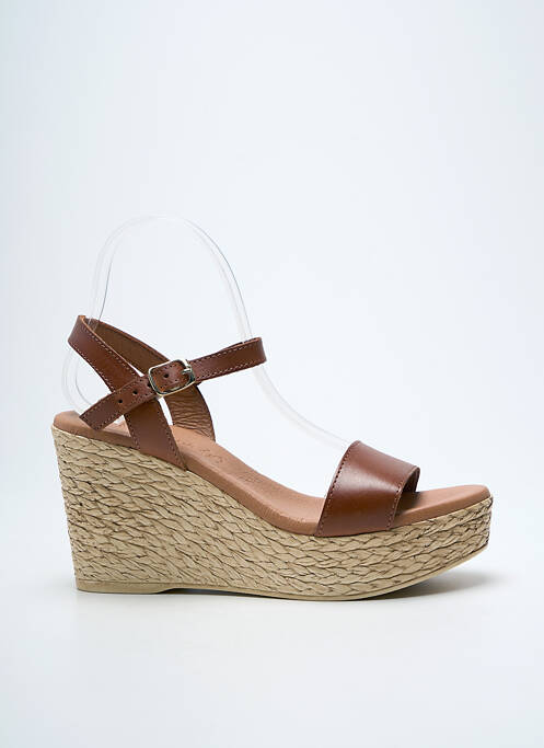 Sandales/Nu pieds marron EVA FRUTOS femme
