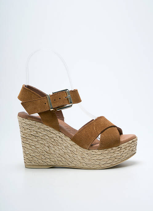 Sandales/Nu pieds marron EVA FRUTOS femme