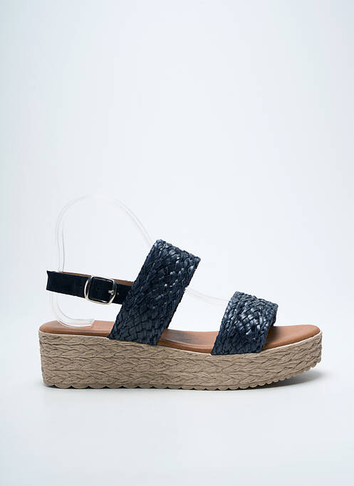 Sandales/Nu pieds noir EVA FRUTOS femme