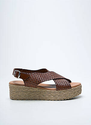 Sandales/Nu pieds marron EVA FRUTOS femme