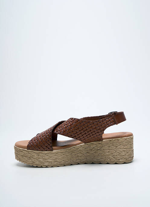 Sandales/Nu pieds marron EVA FRUTOS femme