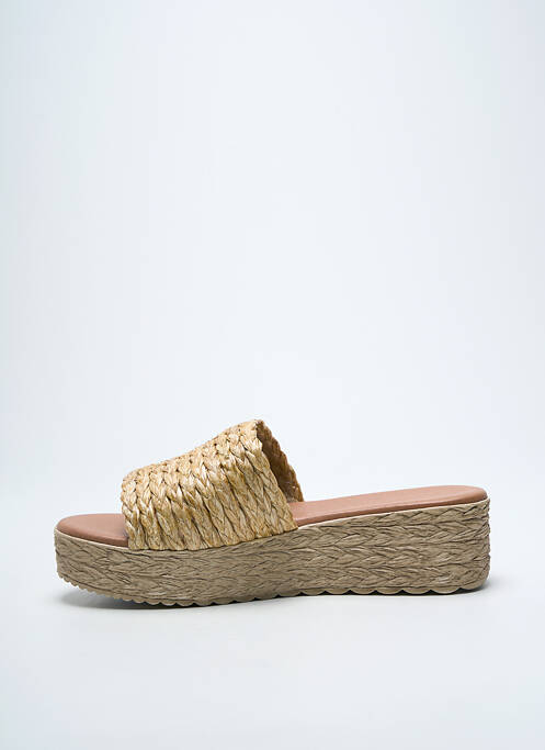 Mules/Sabots beige EVA FRUTOS femme