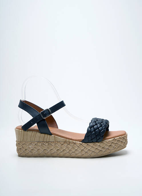 Sandales/Nu pieds noir EVA FRUTOS femme