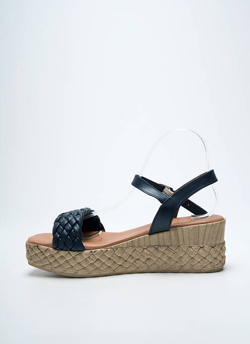 Sandales/Nu pieds noir EVA FRUTOS femme