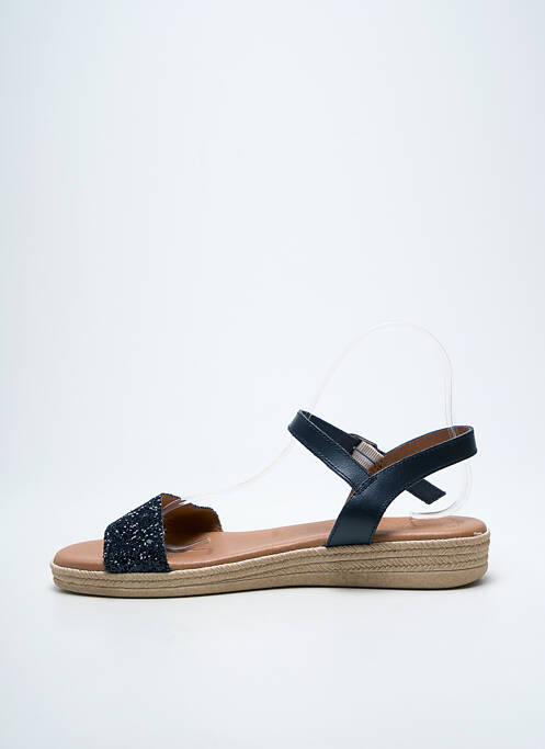 Sandales/Nu pieds noir EVA FRUTOS femme