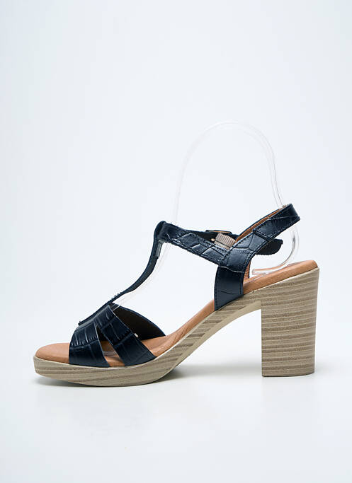 Sandales/Nu pieds noir EVA FRUTOS femme