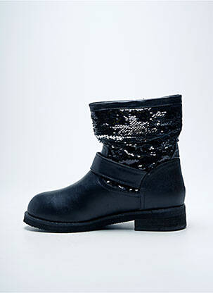 Bottines/boots matière lisse talon plat jusqu'à 3cm noir FRANCESCO MILANO femme