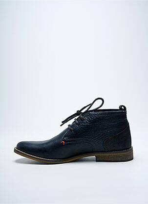 Bottines/boots matière lisse talon bas marron BULLBOXER homme